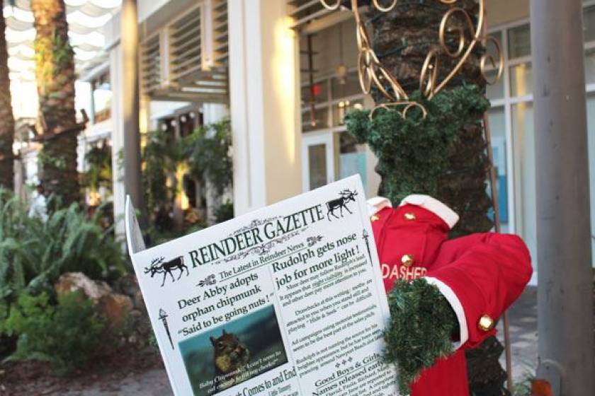 dasher reading Reindeer Gazette