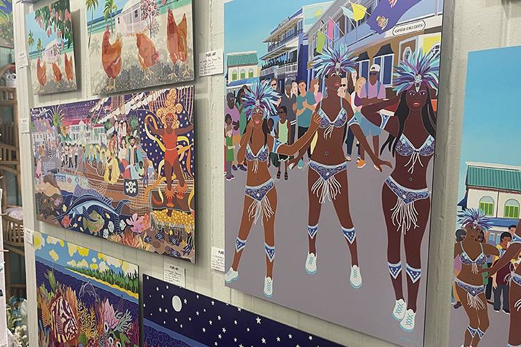 women dressed for carnival