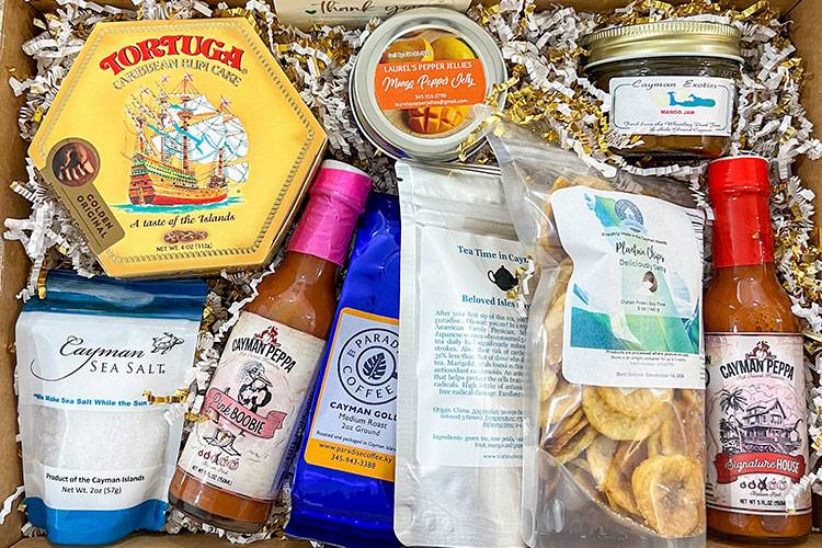 misc packaged food items from Cayman