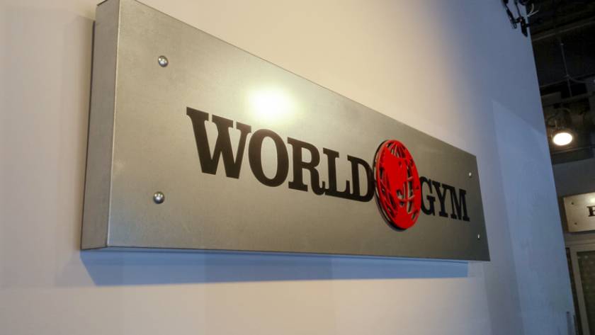 World Gym Sign