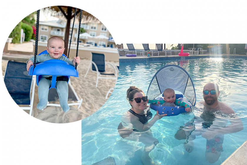 kiddo enjoying the property