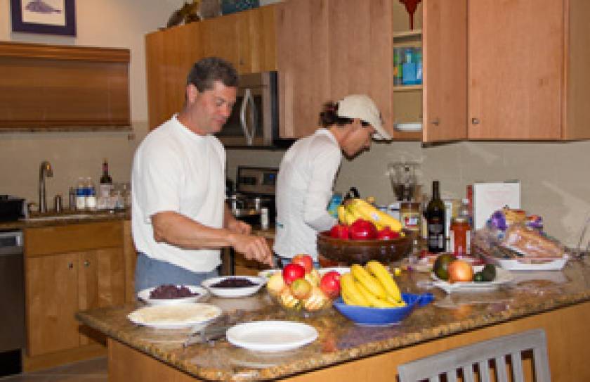 cooking at condos