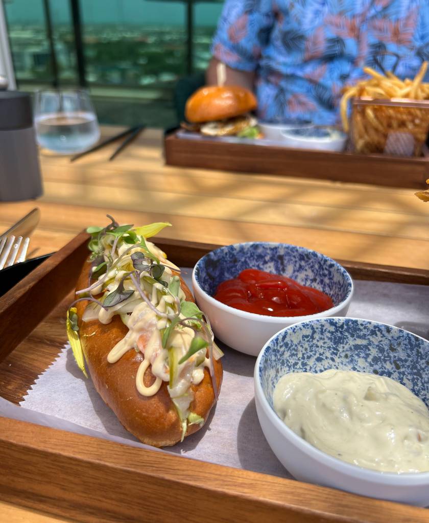 delicious looking sandwich on dining table