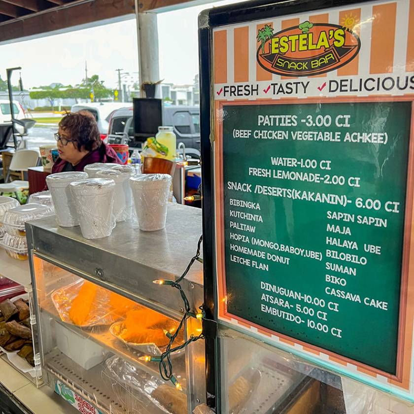 food at farmers market