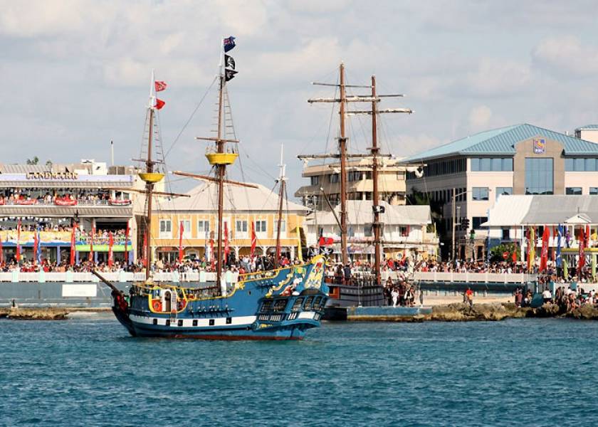 pirate ships in George Town