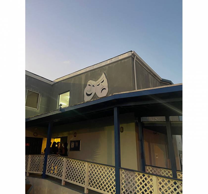 outside the playhouse