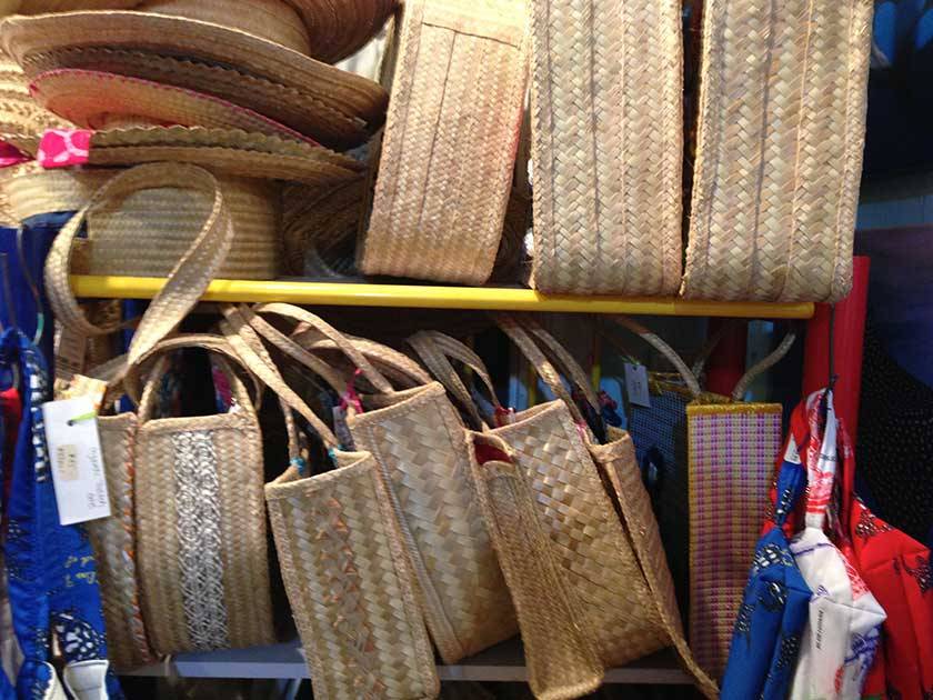 Hats and Bags made of Silver Thatch