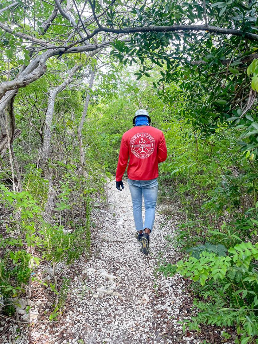 walking trail to sea pond