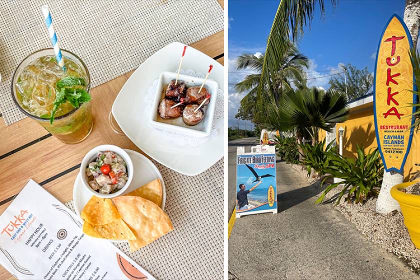 food and signs for Tukka and bird feeding